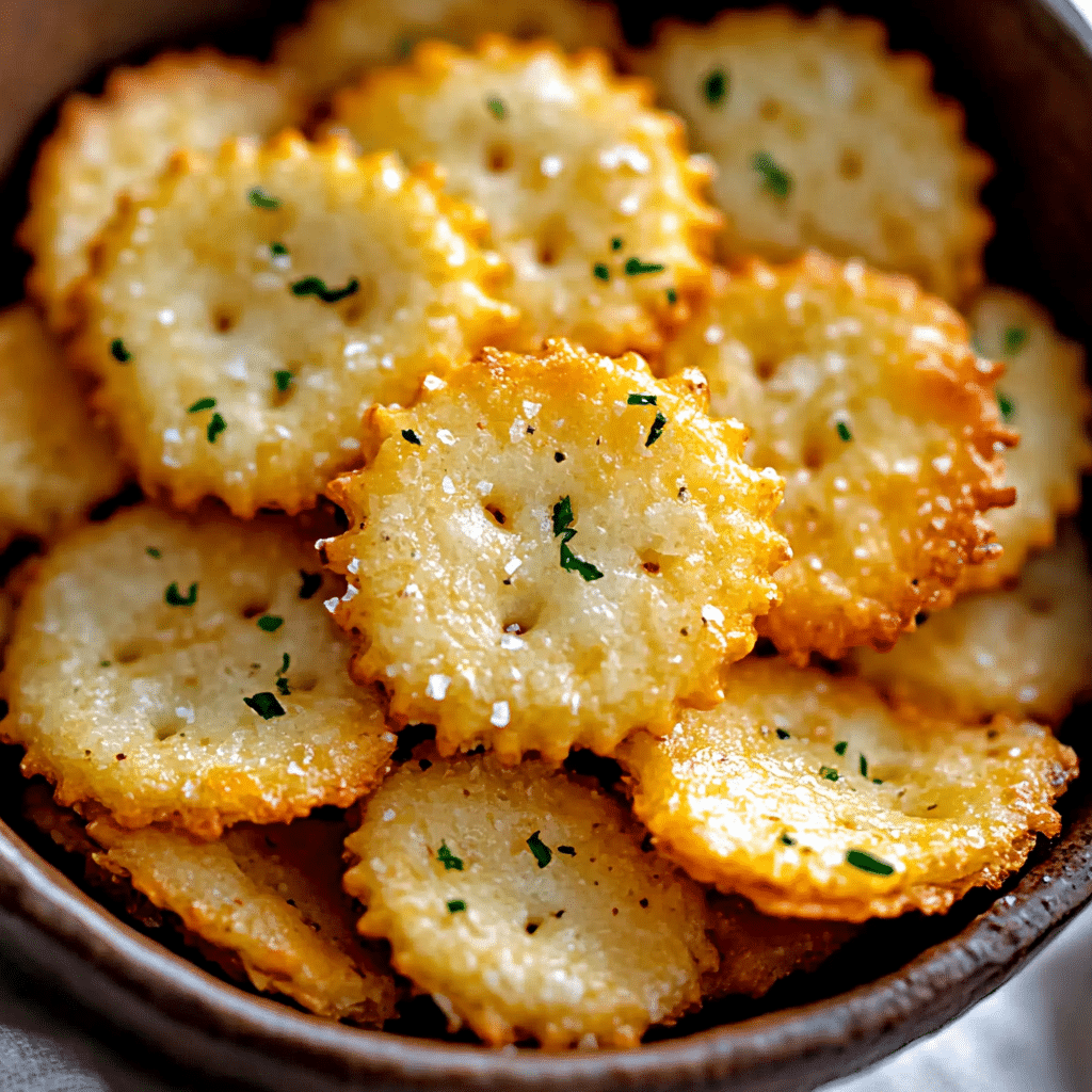 Garlic Ritz Snacks