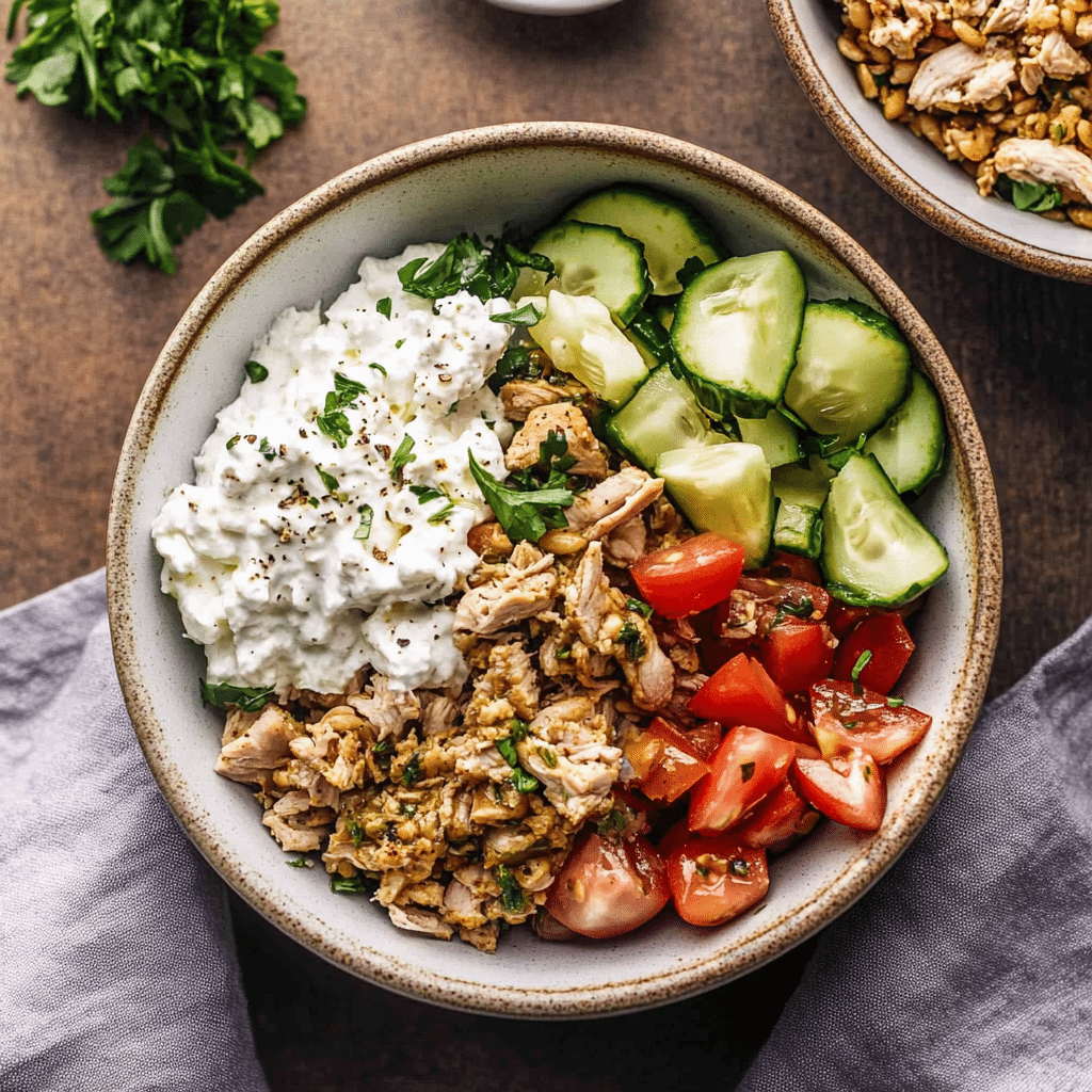 Greek Chicken Bowls