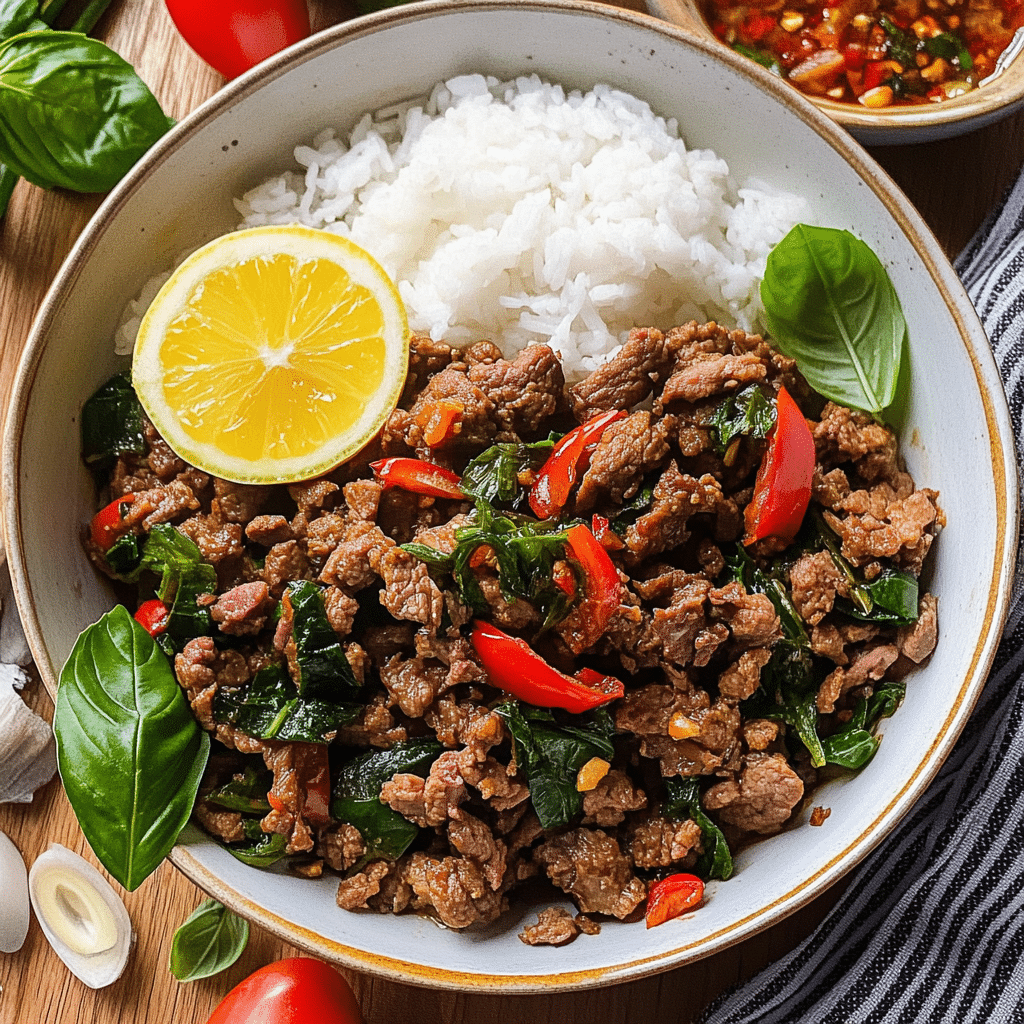 Thai Basil Beef