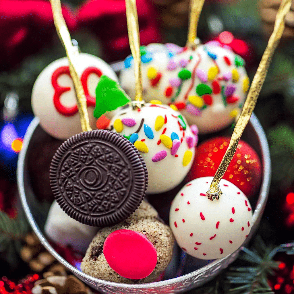 Christmas Oreo Ornaments