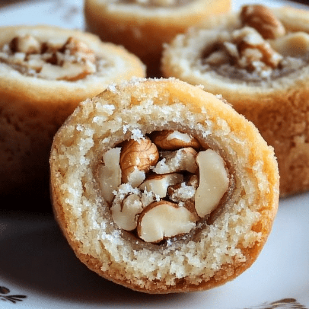 Italian Nut Roll Cookies