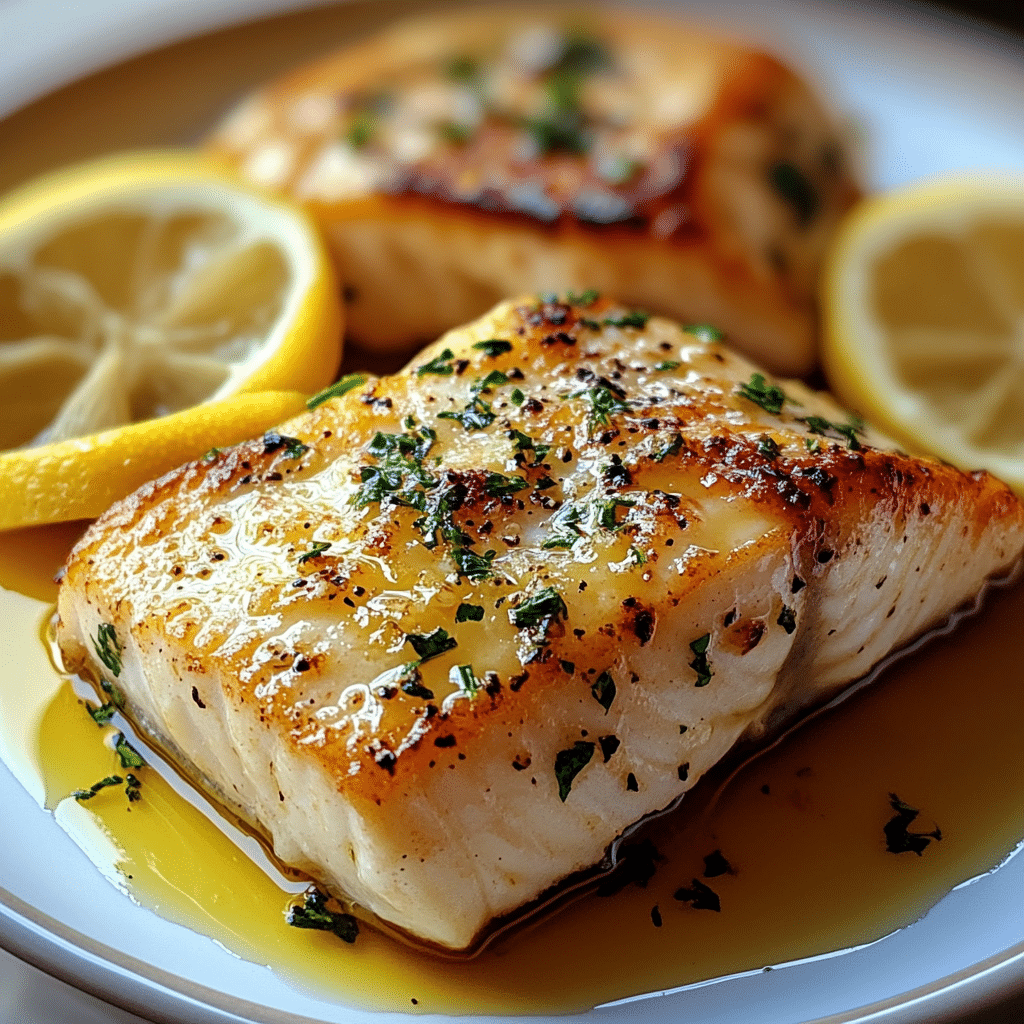 Lemon Butter Fish Fillet