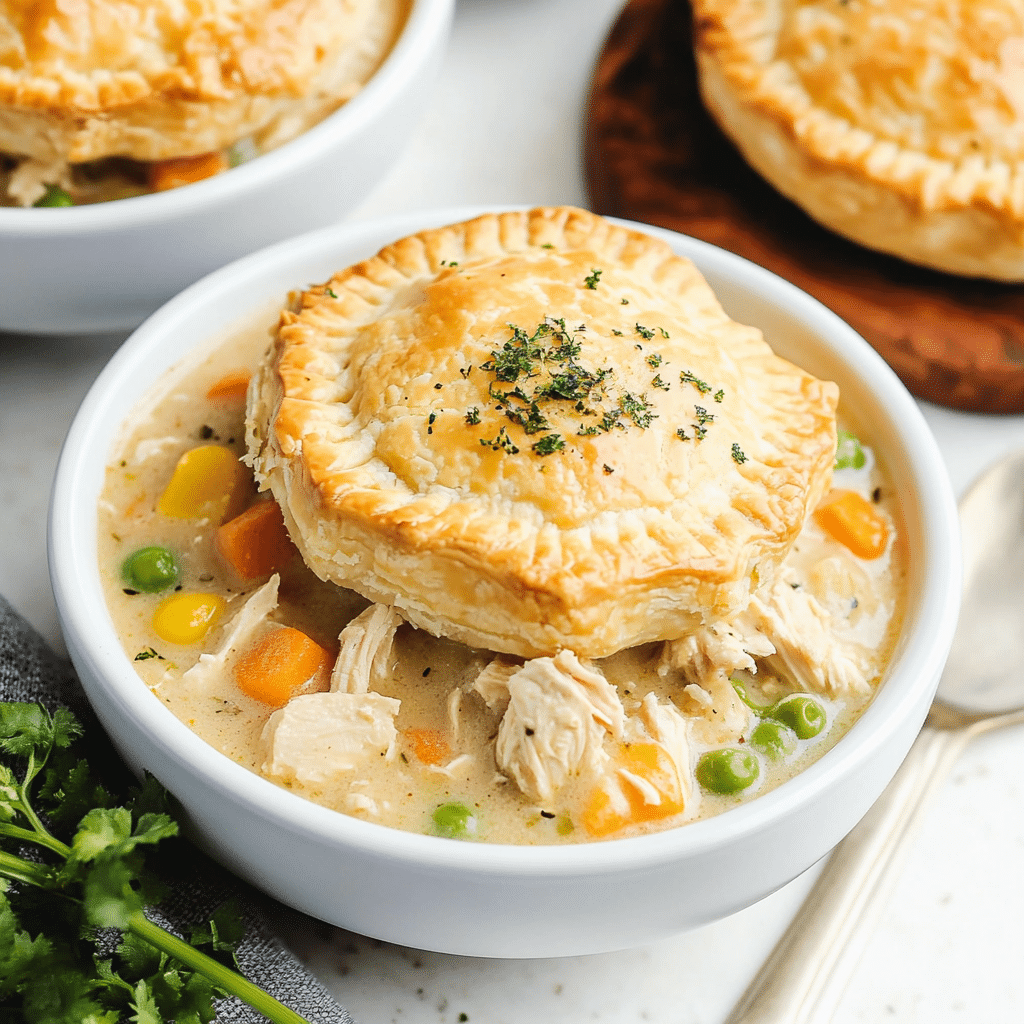 Easy Slow Cooker Chicken Pot Pie