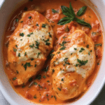 Slow Cooker Creamy Tomato Basil Chicken Breast