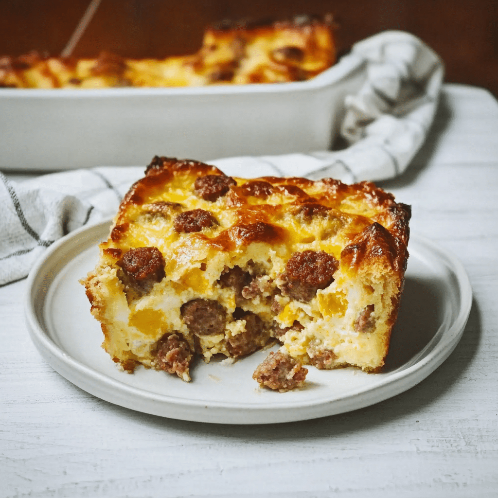 Easy Sausage and Egg Casserole