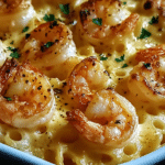 Shrimp Scampi Pasta Bake