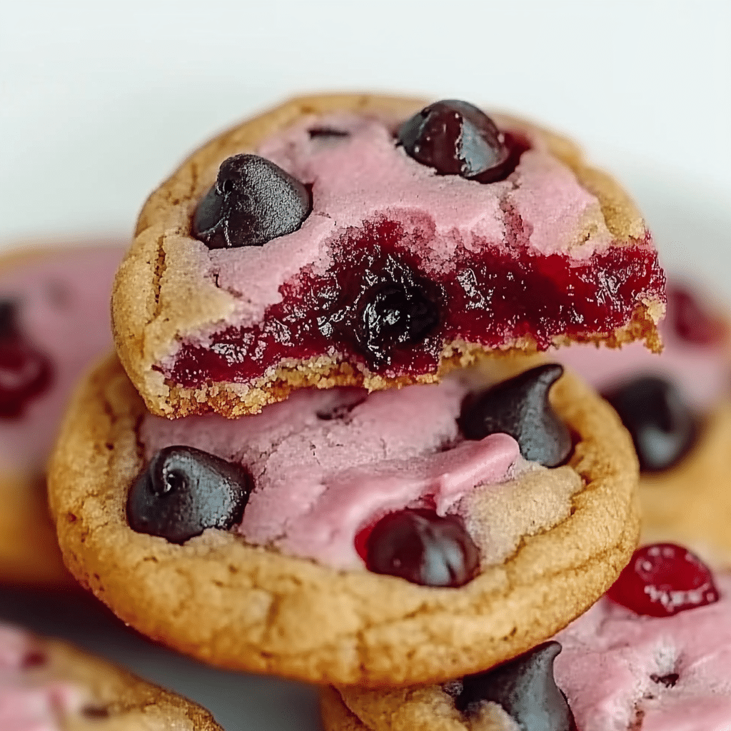 Maraschino Cherry Chocolate Chip Cookies