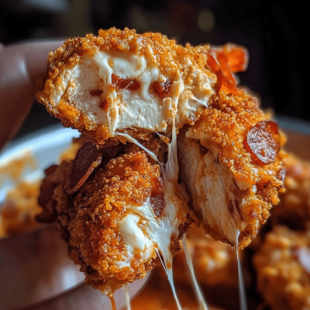 Cream Cheese and Bacon Stuffed Doritos Chicken