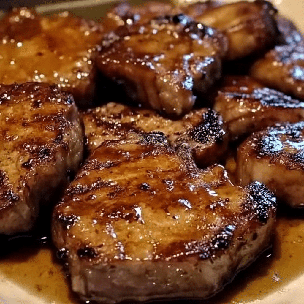 Sweet Glazed Pork Chops