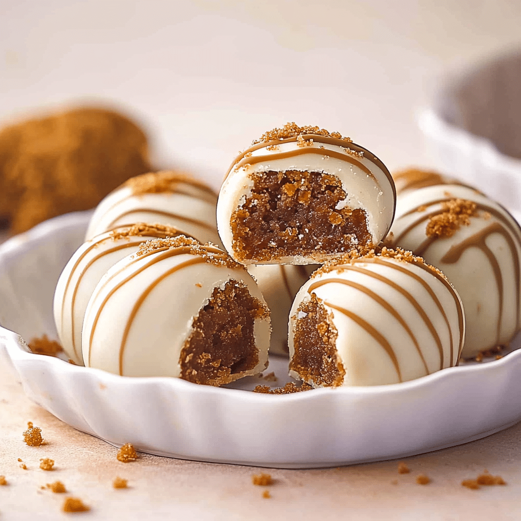 No-Bake Biscoff Cookie Truffles