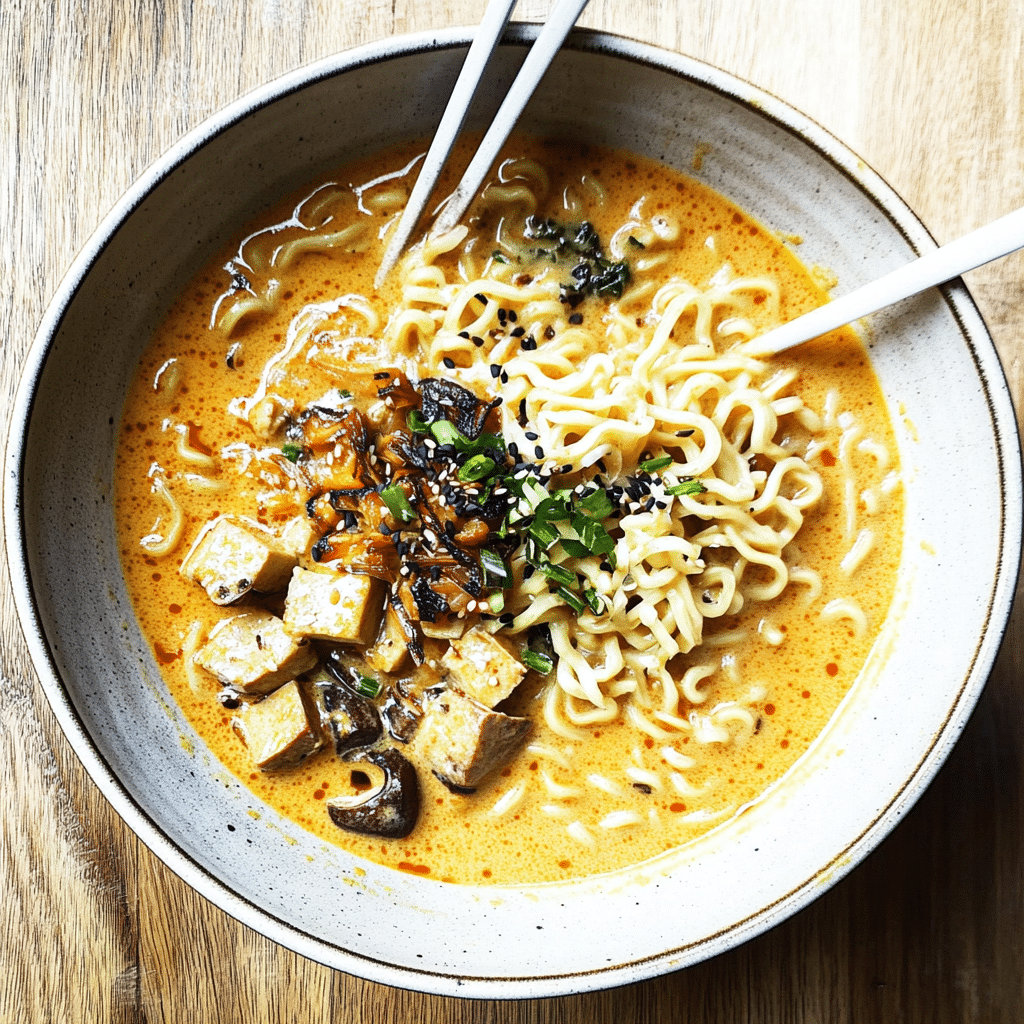 Spicy Coconut Curry Ramen