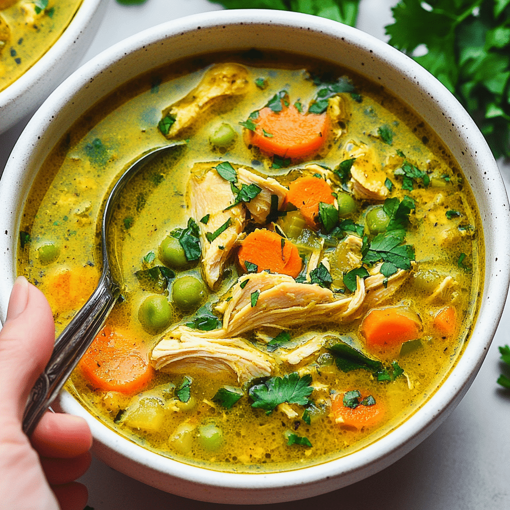 Anti-Inflammatory Turmeric Chicken Soup