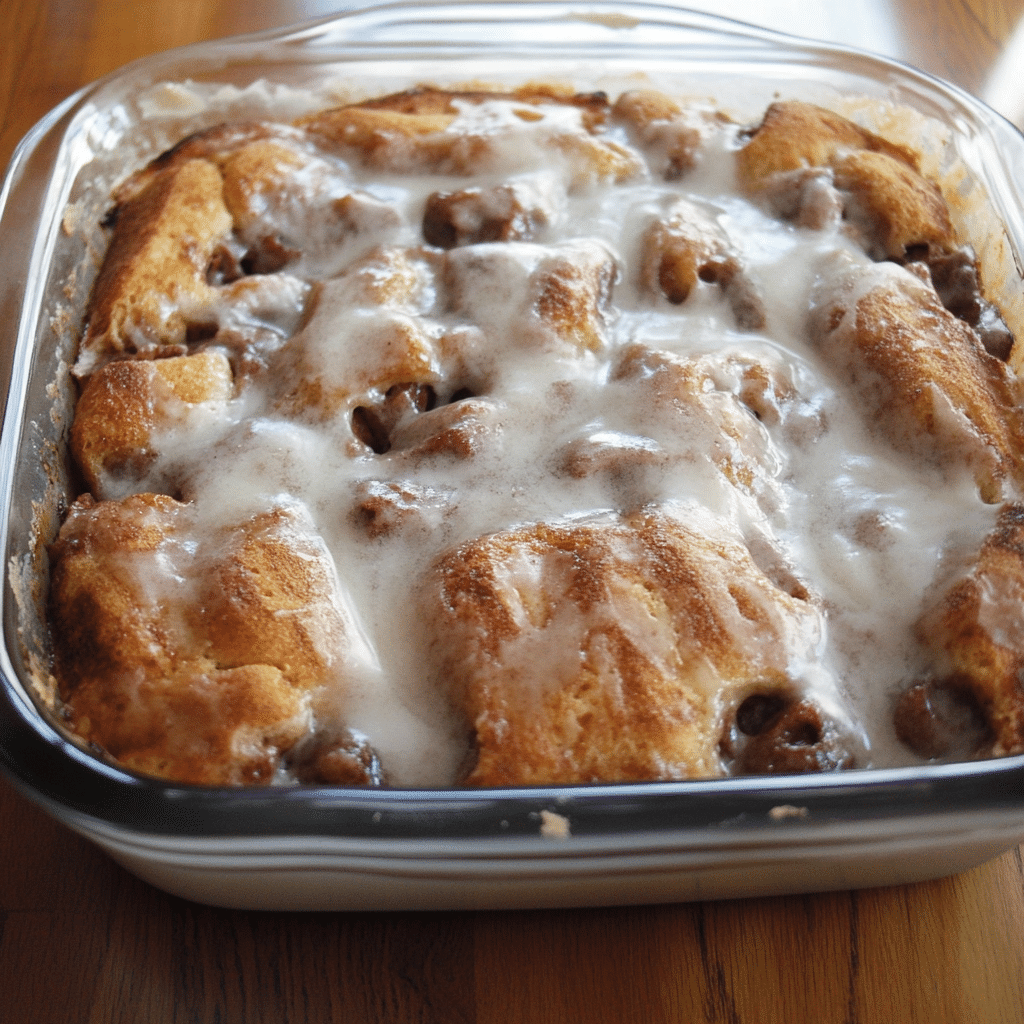 Cinnamon Roll French Toast Casserole