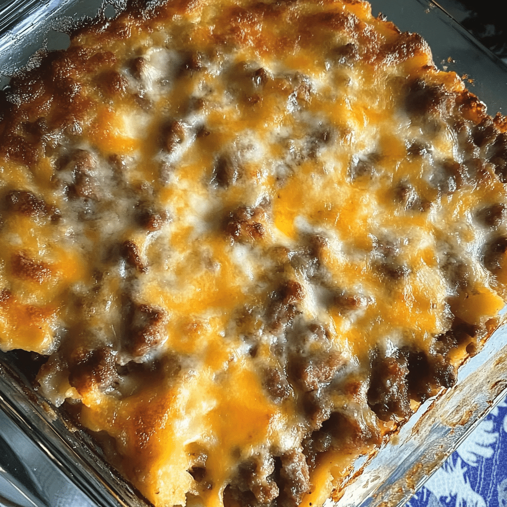 Sausage Hashbrown Breakfast Casserole