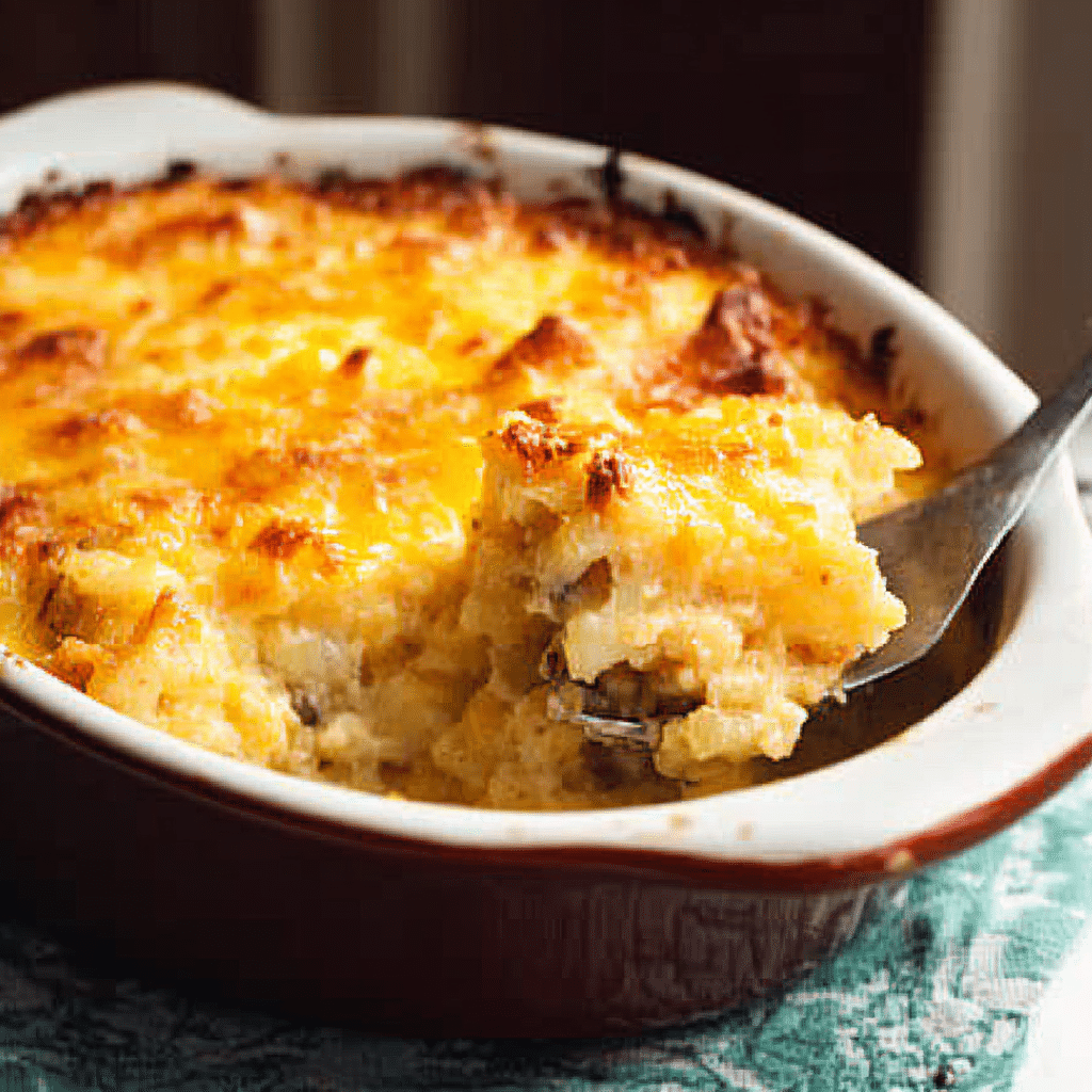 Cheesy Potato Breakfast Casserole