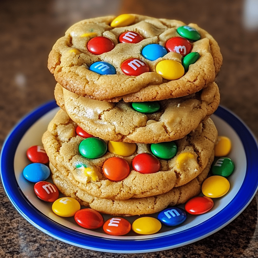 Peanut Butter M&M’s Cookies