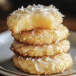 Lemon Coconut Cheesecake Cookies