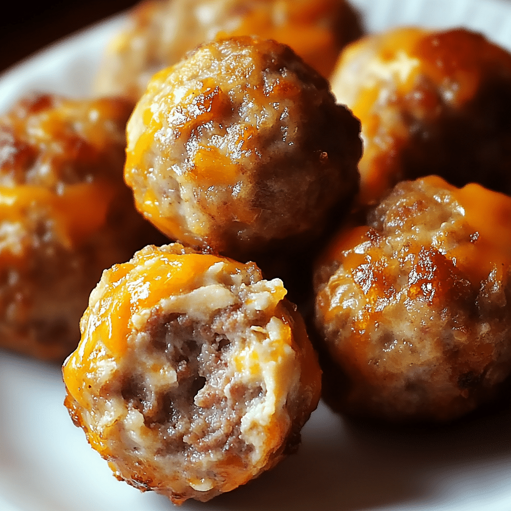 Rotel Cream Cheese Sausage Balls