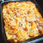 Sausage and Creamy Hashbrown Casserole