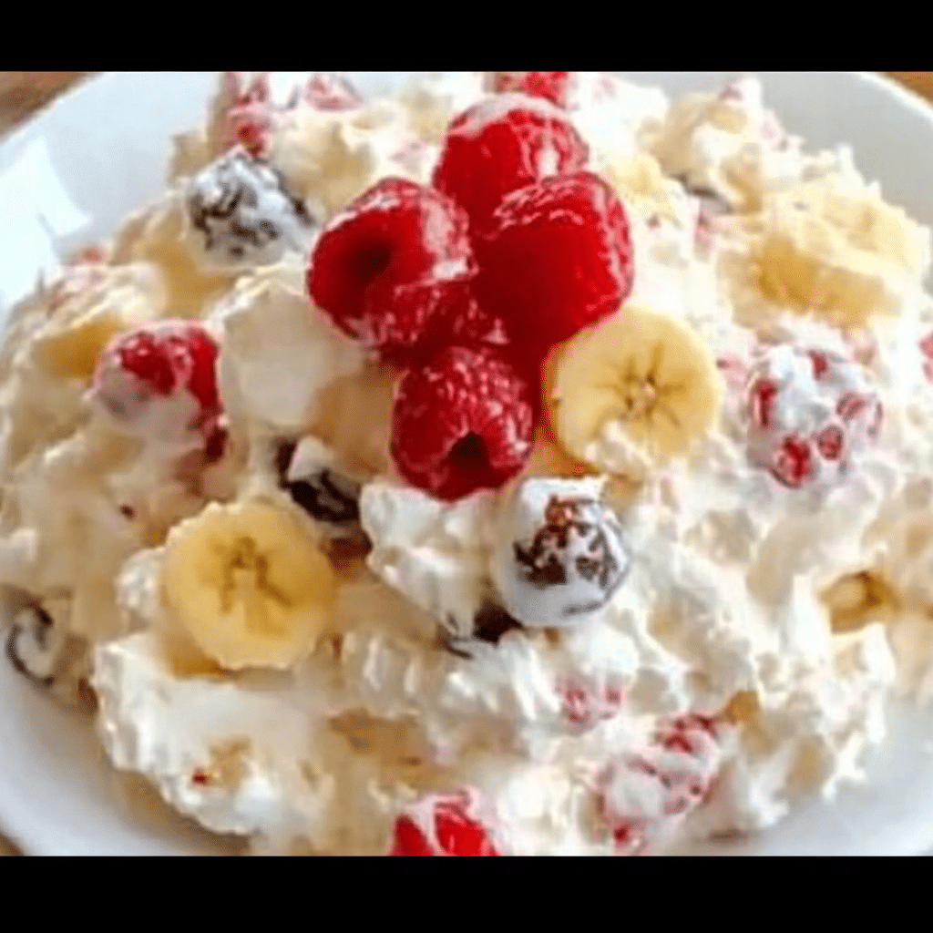 Banana Split Fluff Salad