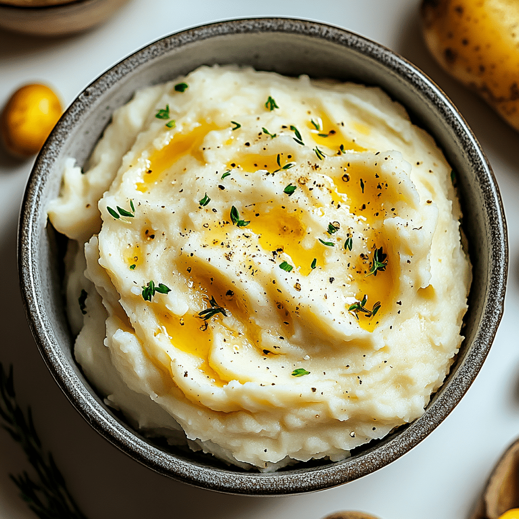 CROCKPOT GARLIC MASHED POTATOES