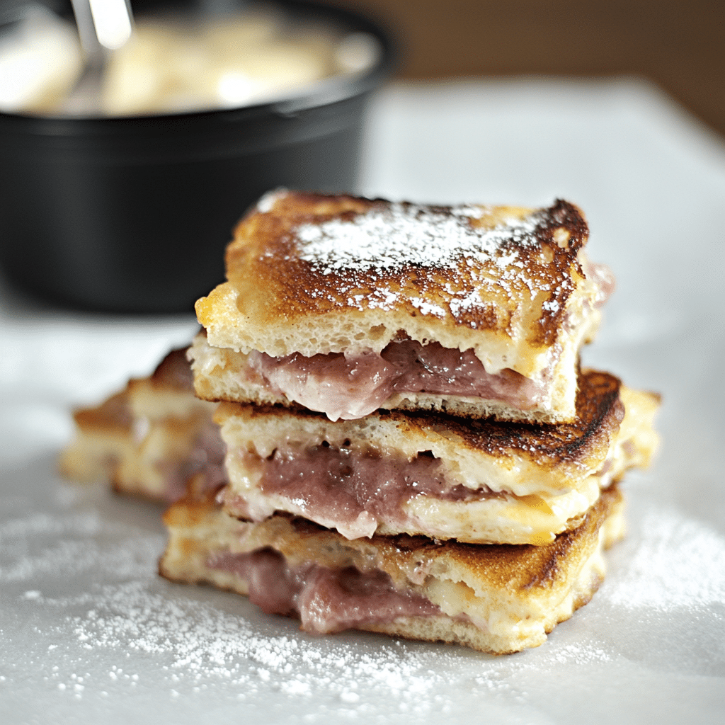 Monte Cristo Style Breakfast Sliders