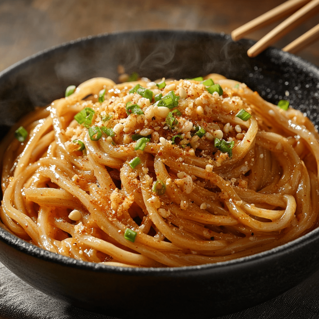 Quick and Easy 10 Minute Chili Oil Udon Noodles