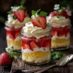Strawberry Shortcake Trifles