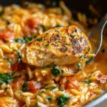 Creamy Sun-Dried Tomato Chicken Orzo