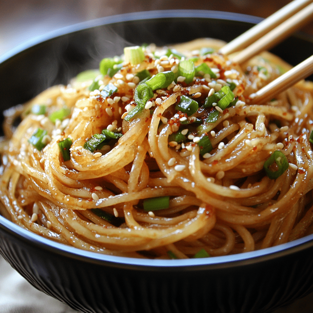 Quick and Easy 10 Minute Chili Oil Udon Noodles