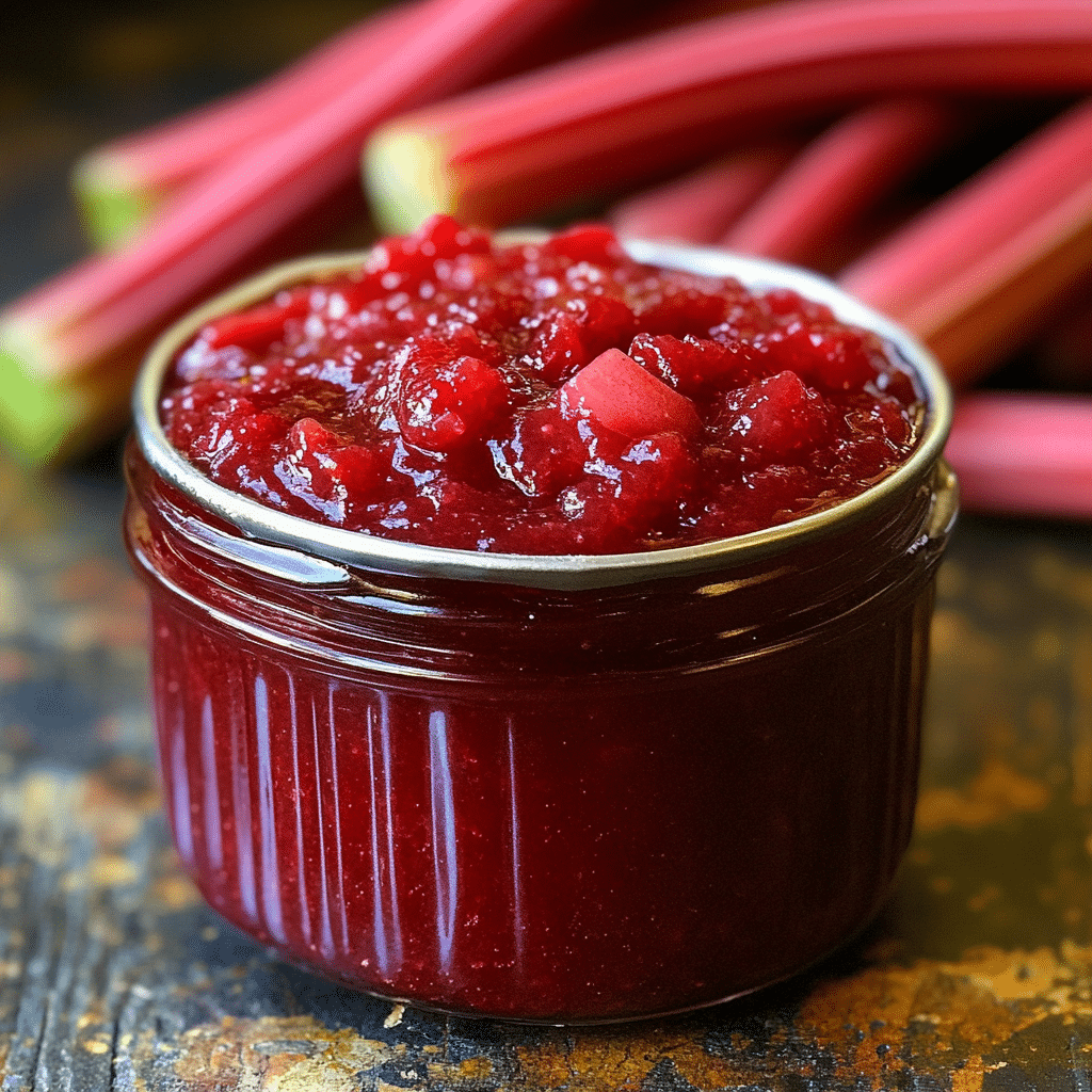 Maple Rhubarb Jam
