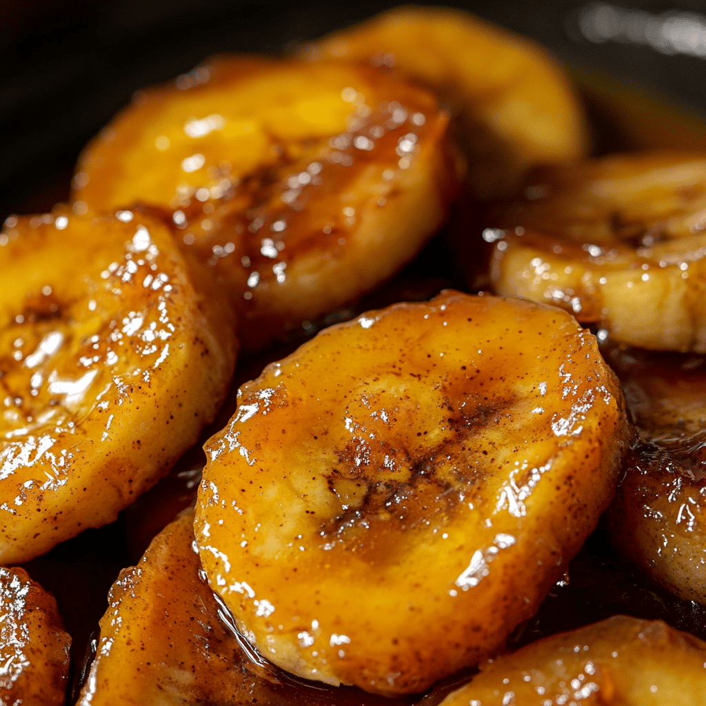 Quick Fried Banana With Brown Sugar