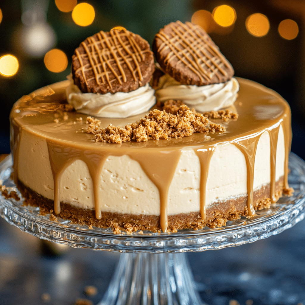 Easy No Bake Biscoff Cheesecake Recipe