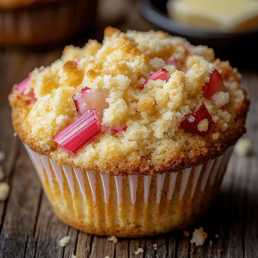 Rhubarb Muffins