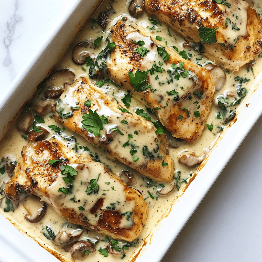 Baked Tuscan Chicken Breasts
