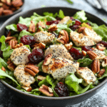 Cranberry Pecan Chicken Salad With Poppy Seed Dressing
