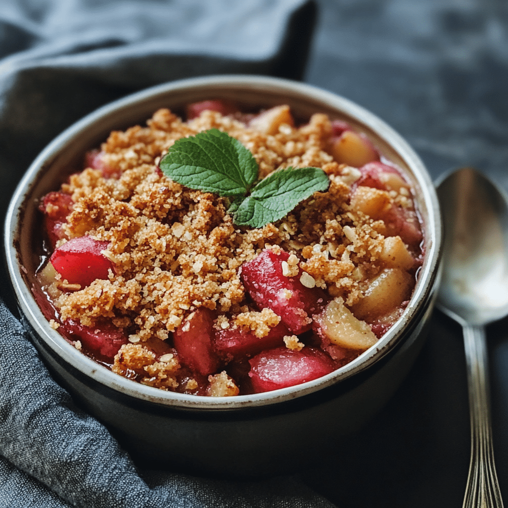 Rhubarb Crisp Recipe