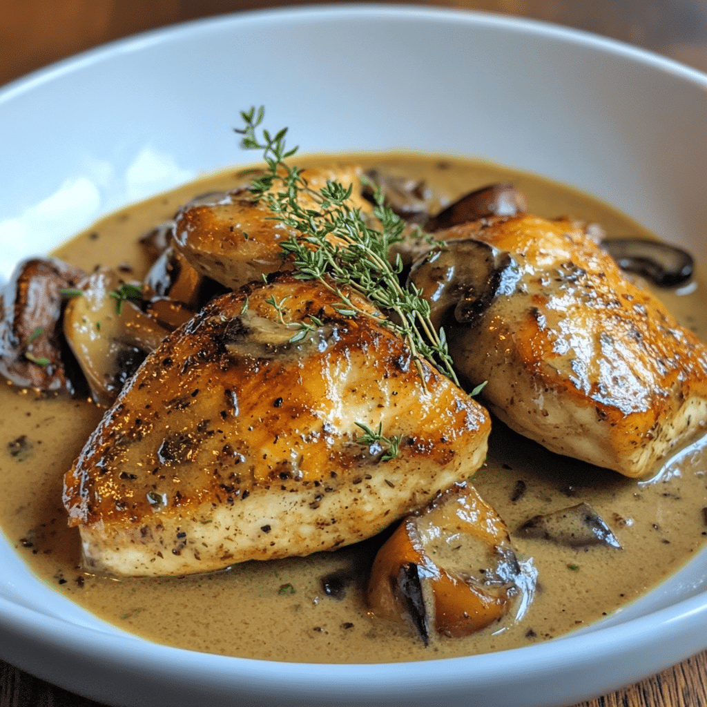 Easy and Flavorful Mushroom Chicken Recipe
