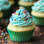 Vegan St. Patrick’s Day Rainbow Cupcakes
