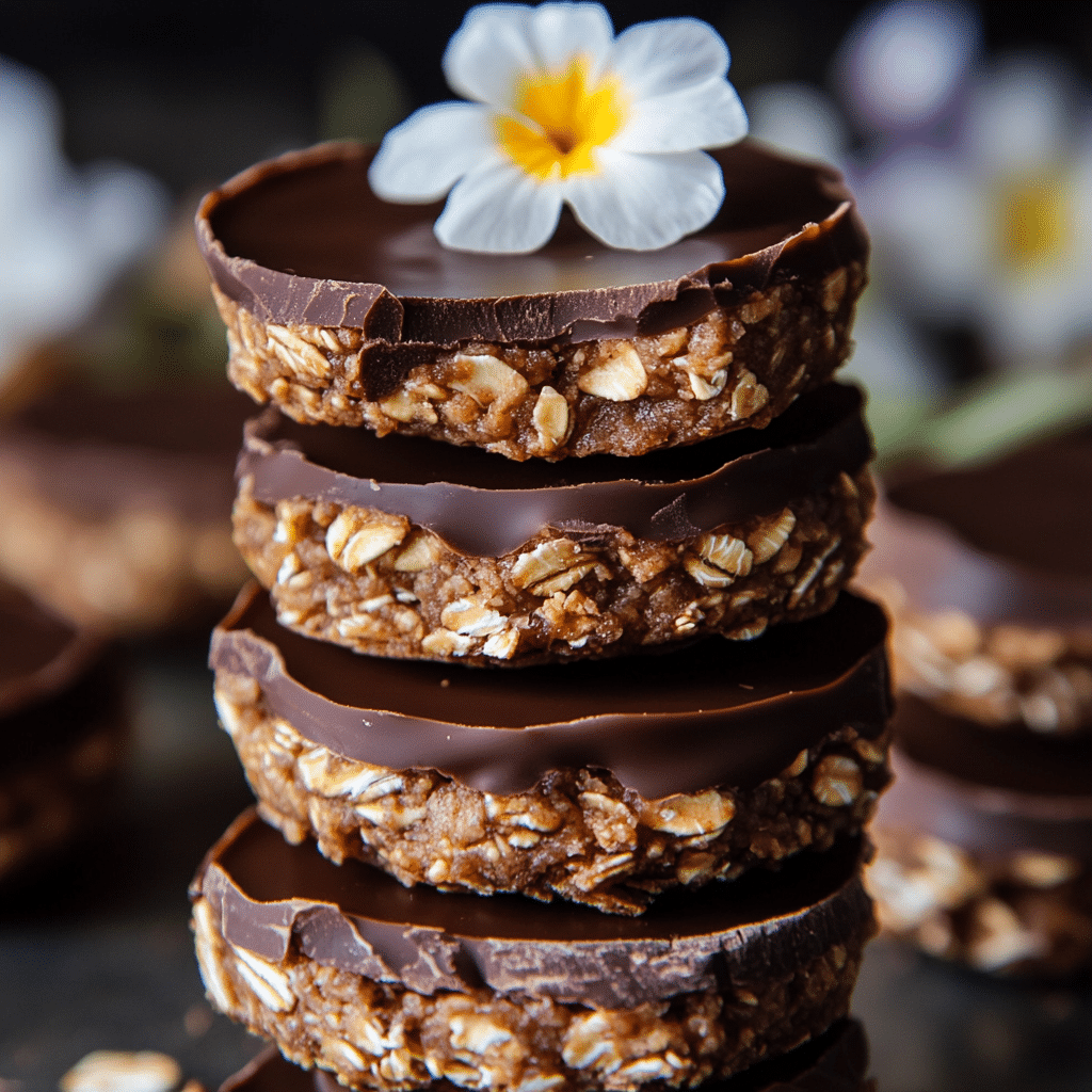 No Bake Peanut Butter Oat Cups