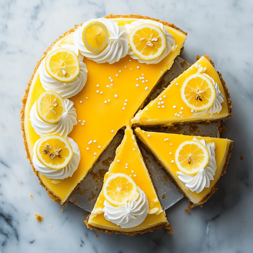 Lemon Cheesecake (No Bake)