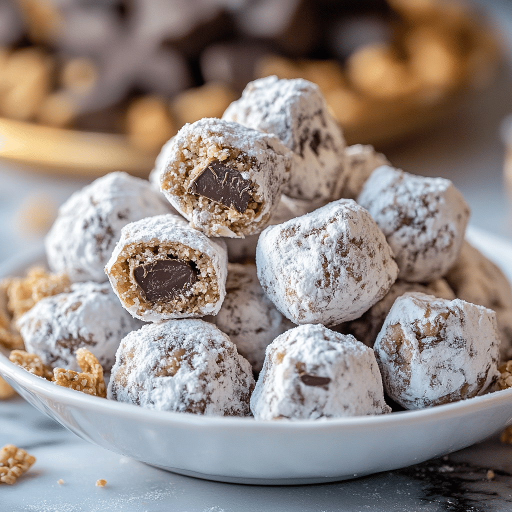 Puppy Chow Chocolate Truffles