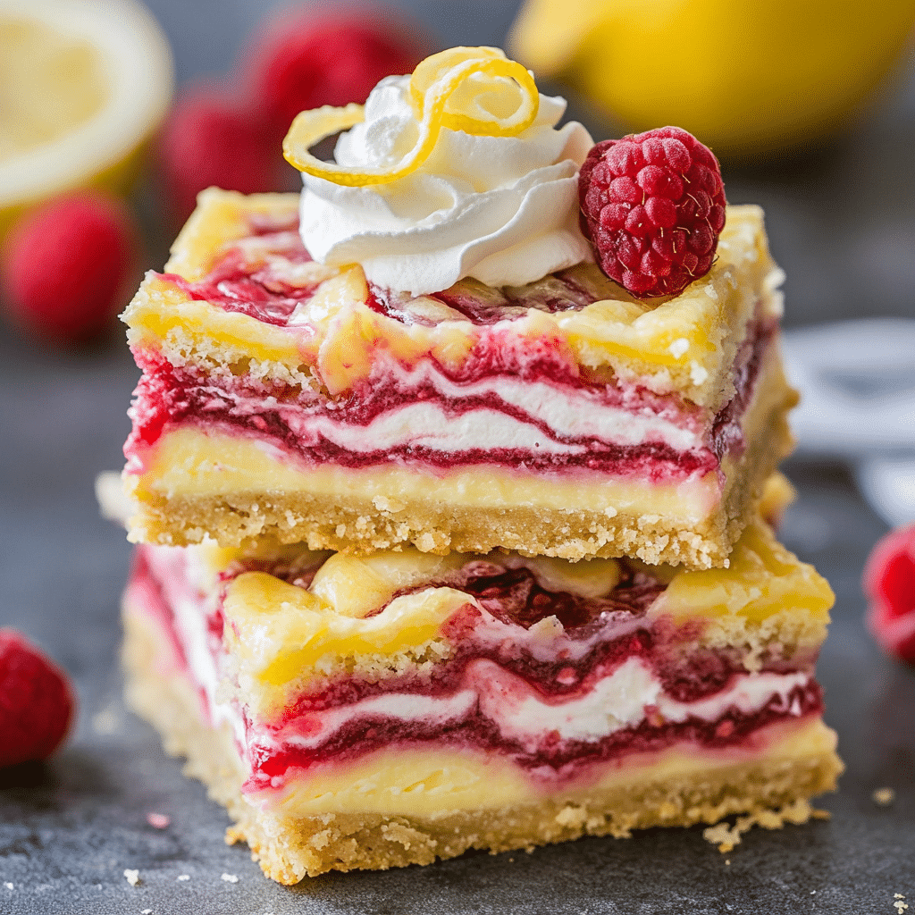 Epic Raspberry Lemon Cheesecake Bars