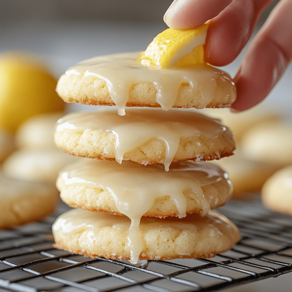 Easy Glazed Lemon Cookies Recipe