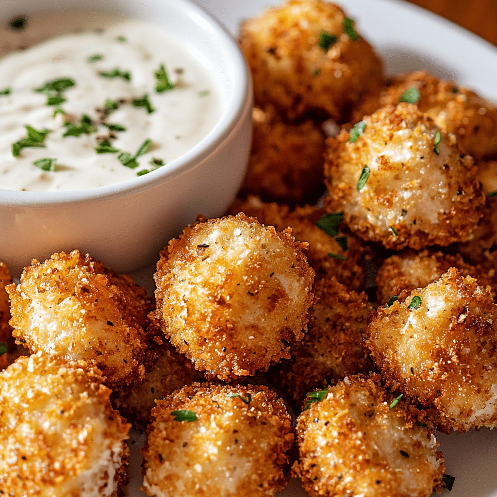 Cauliflower Chicken Nuggets with Dijon Honey Mustard Dip