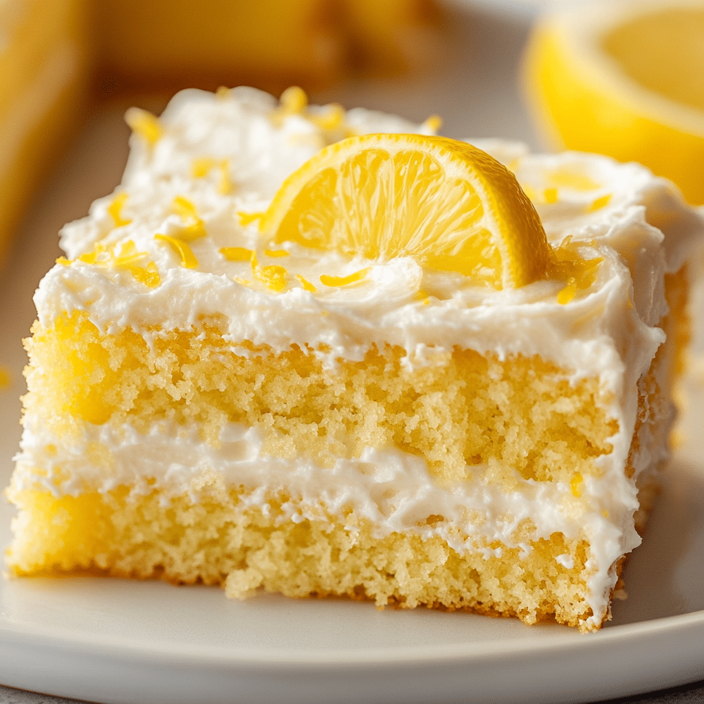 Lemon Sheet Cake