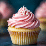 Rhubarb Honey Cupcakes