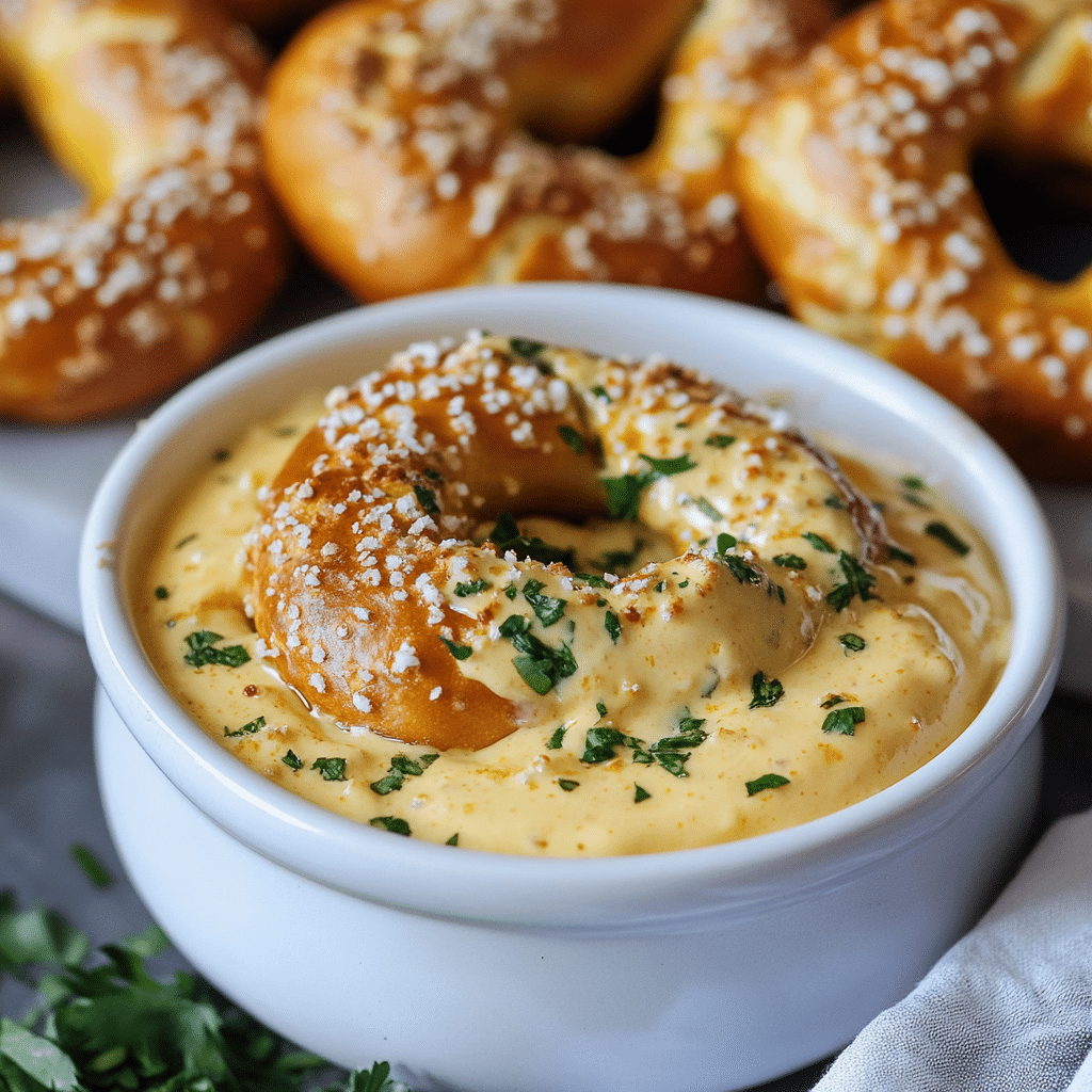 Cheese Dip for Pretzels