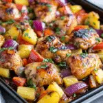 Hawaiian Chicken Sheet Pan