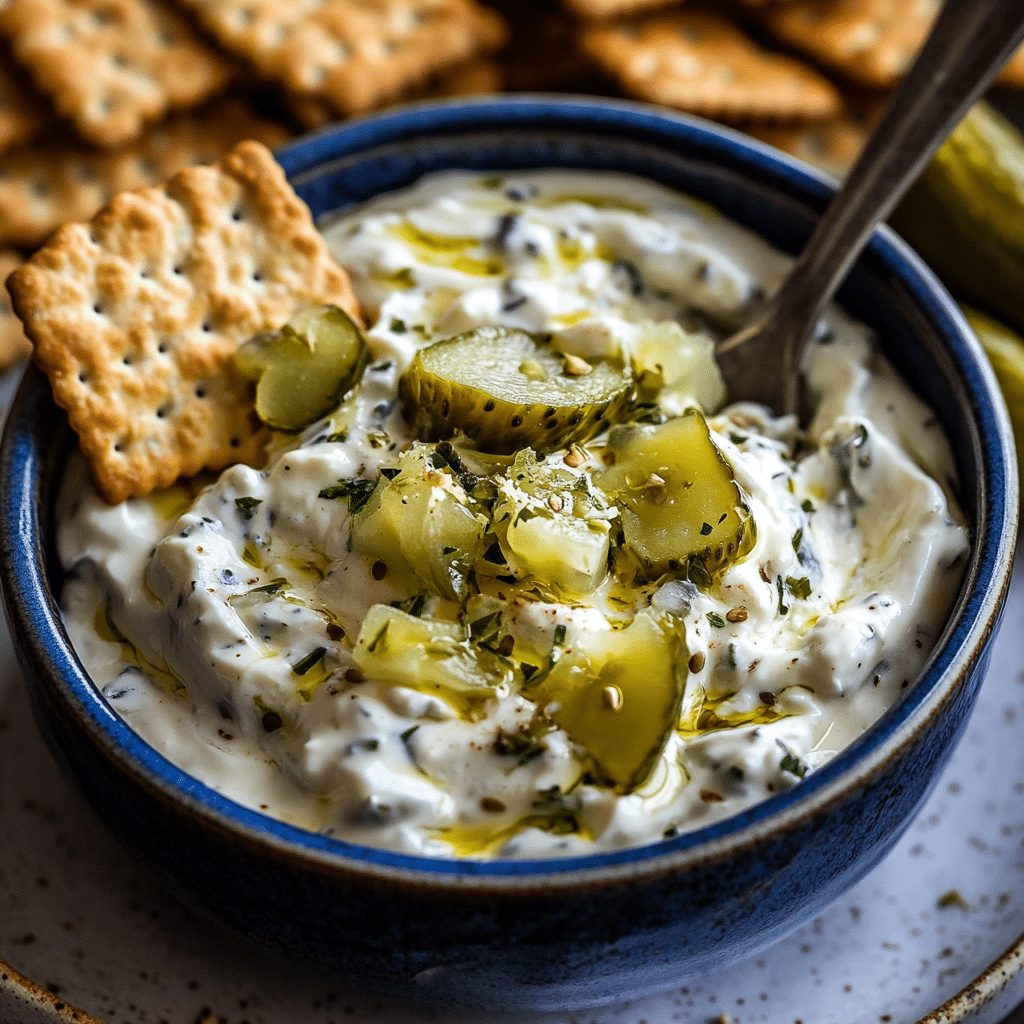 Vegan Dill Pickle Dip Recipe